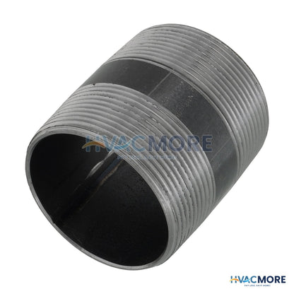 Everflow 2 in. x 2-1/2 in. Black Steel Nipple - NPBL2025