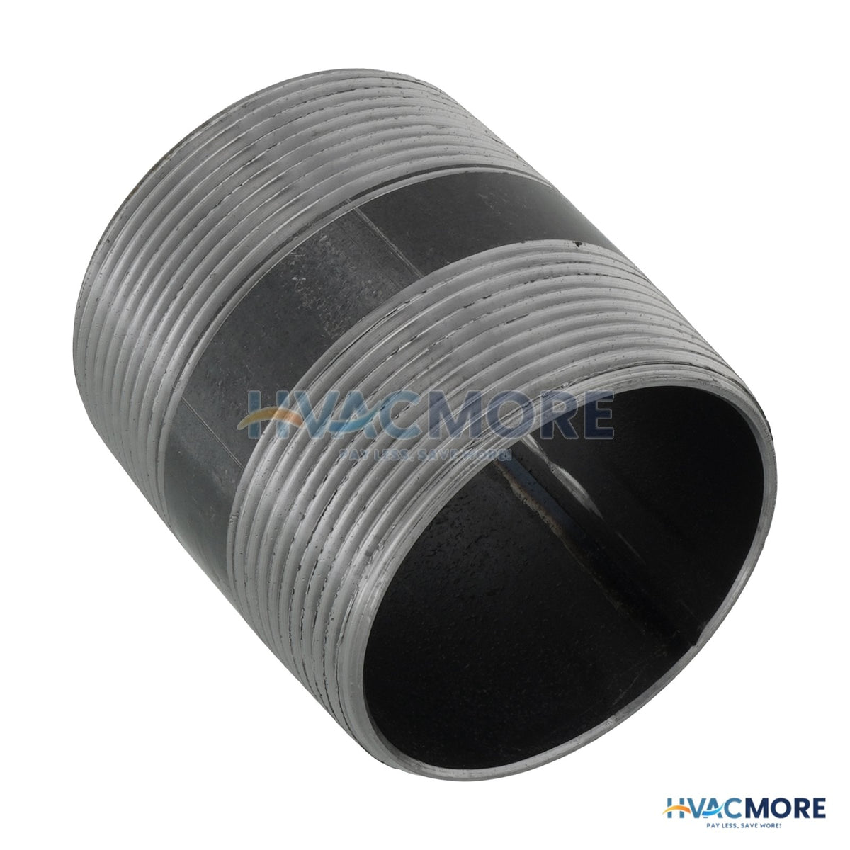 Everflow 2 in. x 2-1/2 in. Black Steel Nipple - NPBL2025