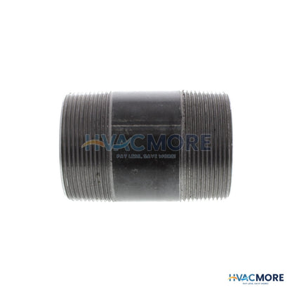 Everflow 2 in. x 3-1/2 in. Black Steel Nipple - NPBL2035