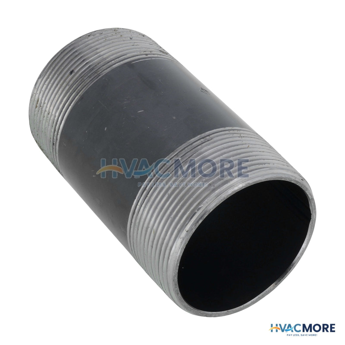 Everflow 2 in. x 4 in. Black Steel Nipple - NPBL2040