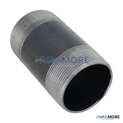Everflow 2 in. x 4 in. Black Steel Nipple - NPBL2040
