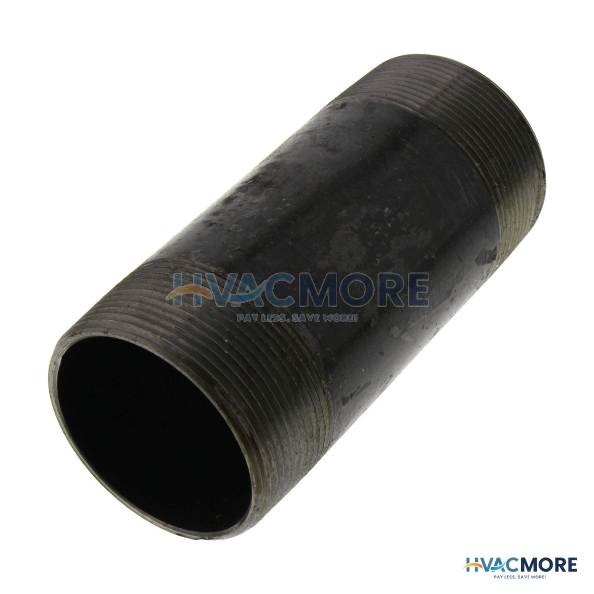Everflow 2 in. x 5 in. Black Steel Nipple - NPBL2050