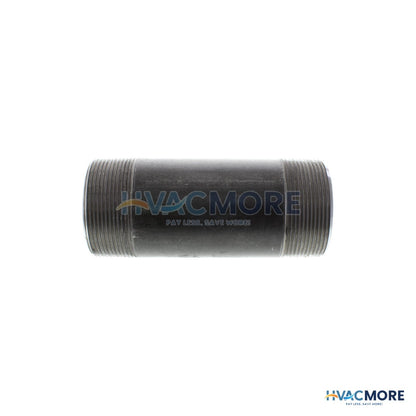 Everflow 2 in. x 5-1/2 in. Black Steel Nipple - NPBL2055