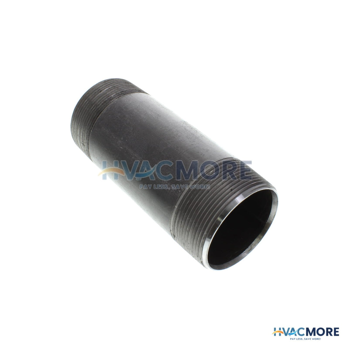 Everflow 2 in. x 5-1/2 in. Black Steel Nipple - NPBL2055