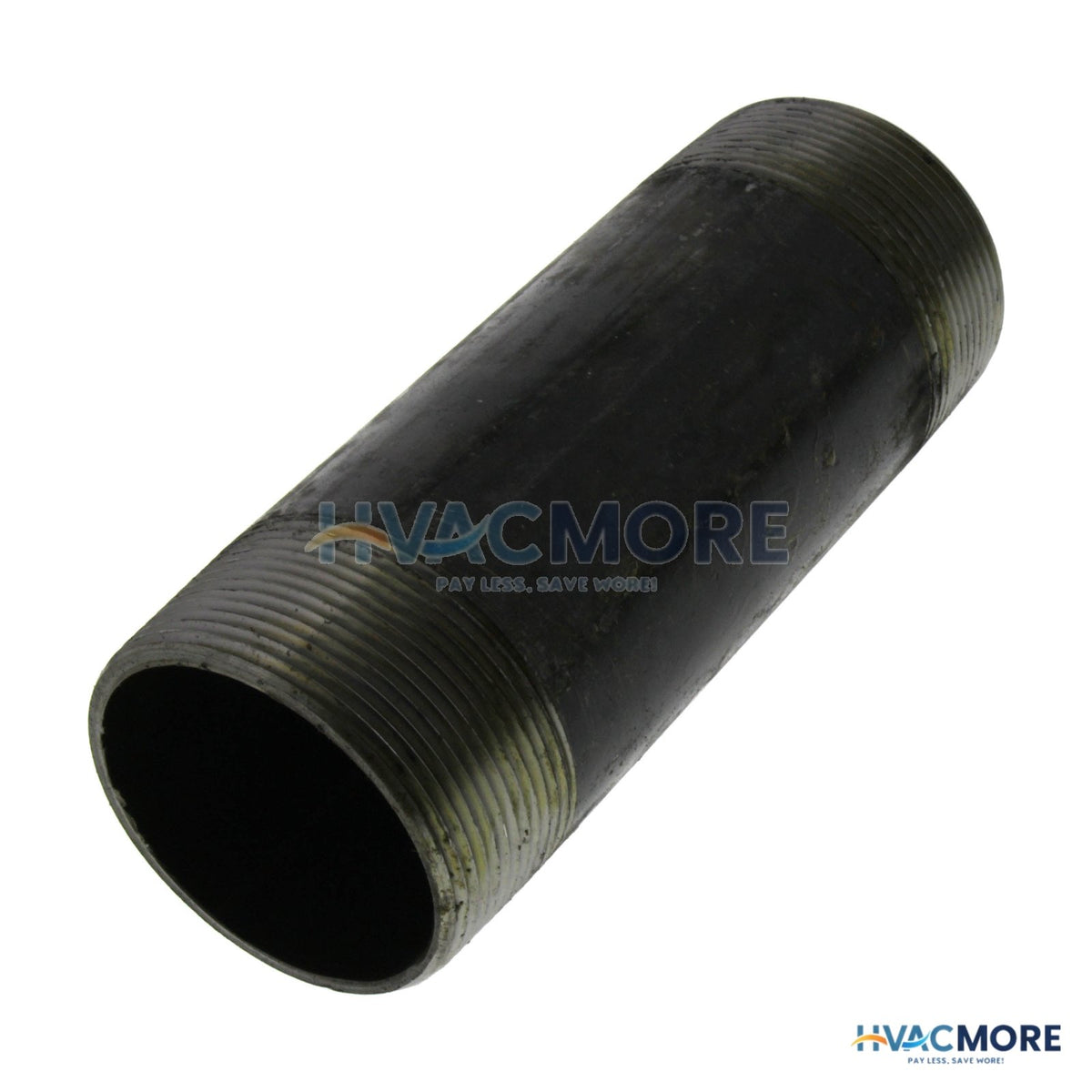 Everflow 2 in. x 6 in. Black Steel Nipple - NPBL2060