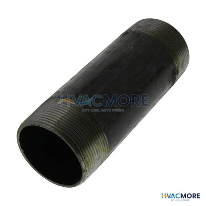 Everflow 2 in. x 6 in. Black Steel Nipple - NPBL2060