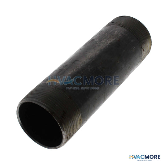 Everflow 2 in. x 7 in. Black Steel Nipple - NPBL2070