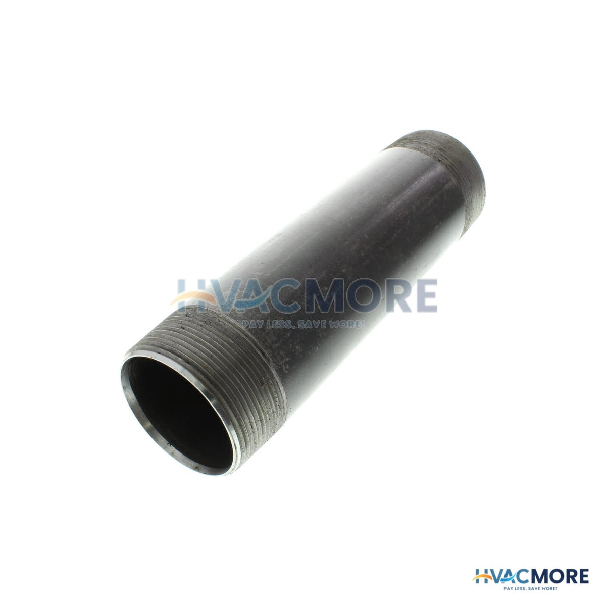 Everflow 2 in. x 8 in. Black Steel Nipple - NPBL2080