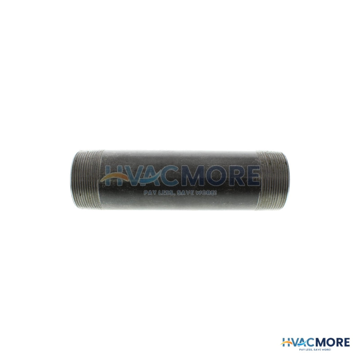 Everflow 2 in. x 8 in. Black Steel Nipple - NPBL2080