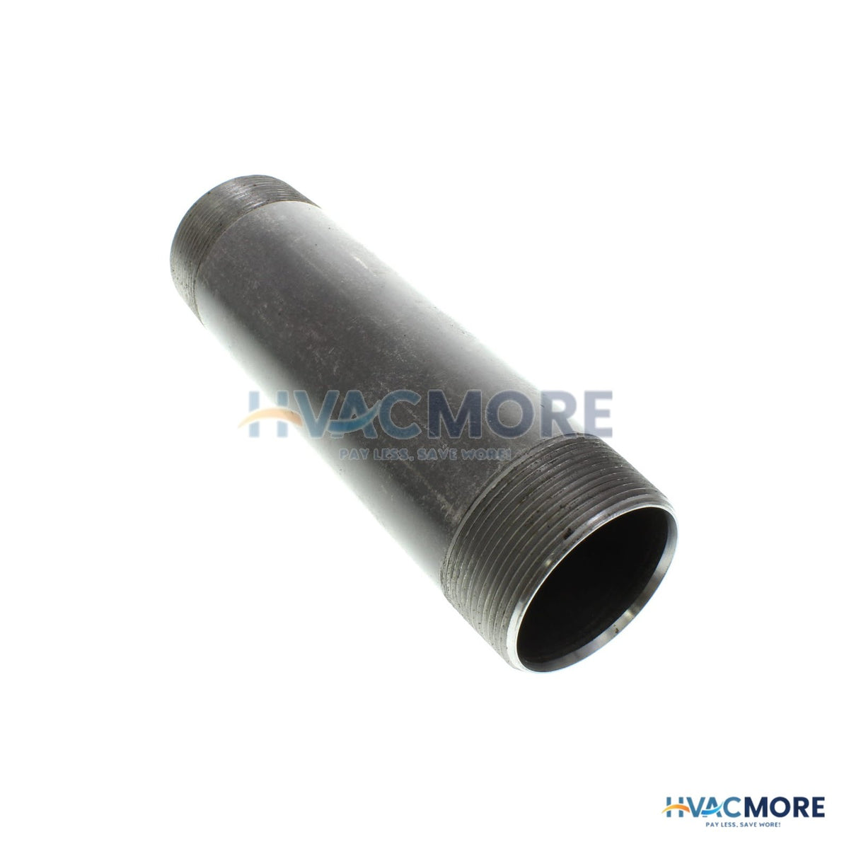 Everflow 2 in. x 8 in. Black Steel Nipple - NPBL2080