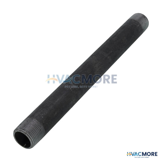 Everflow 3/4 in. x 10 in. Black Steel Nipple - NPBL3410
