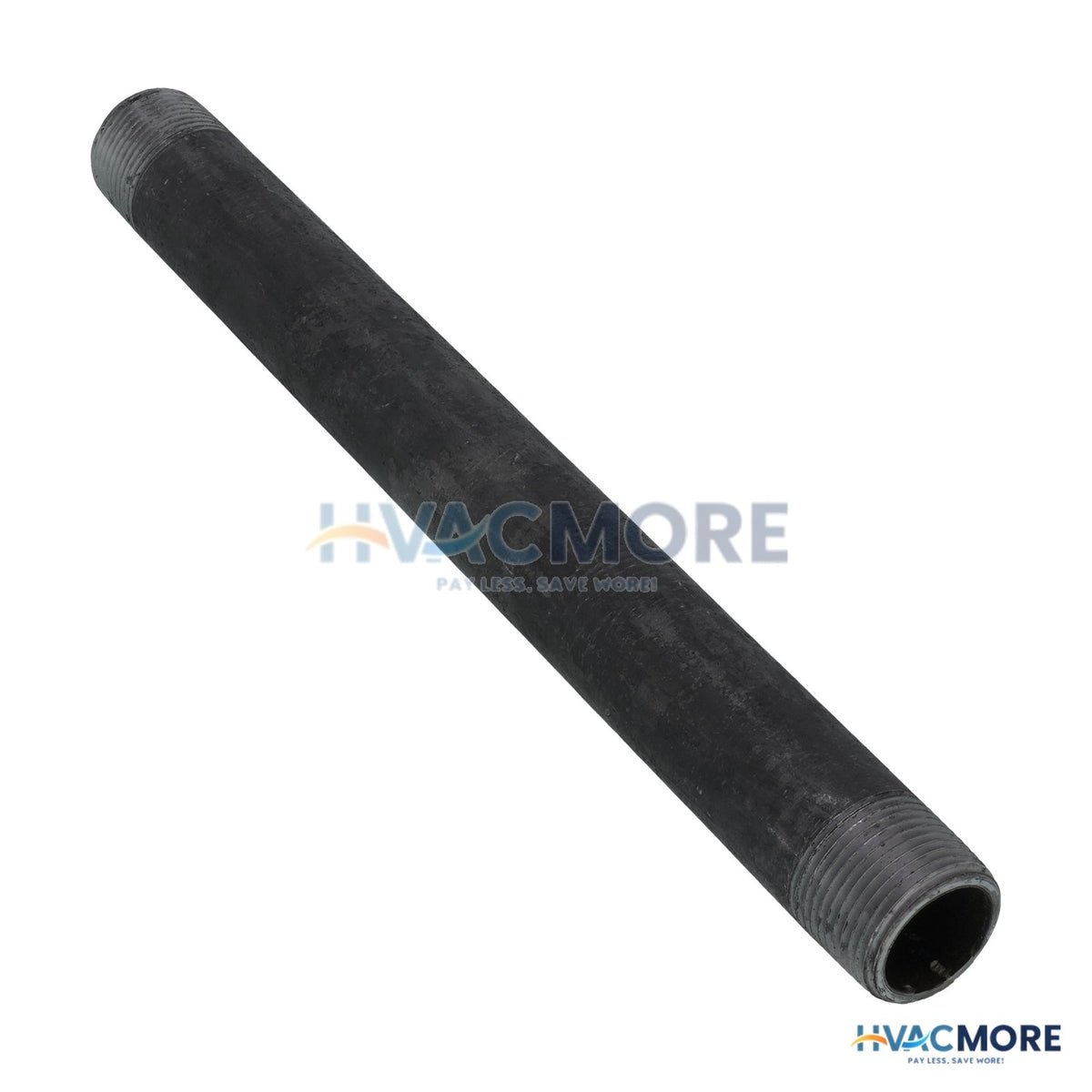 Everflow 3/4 in. x 10 in. Black Steel Nipple - NPBL3410
