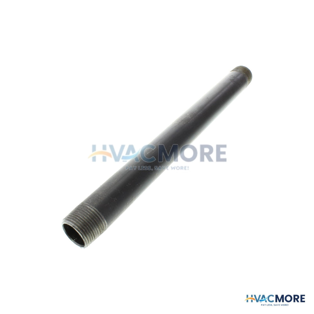 Everflow 3/4 in. x 12 in. Black Steel Nipple - NPBL3412