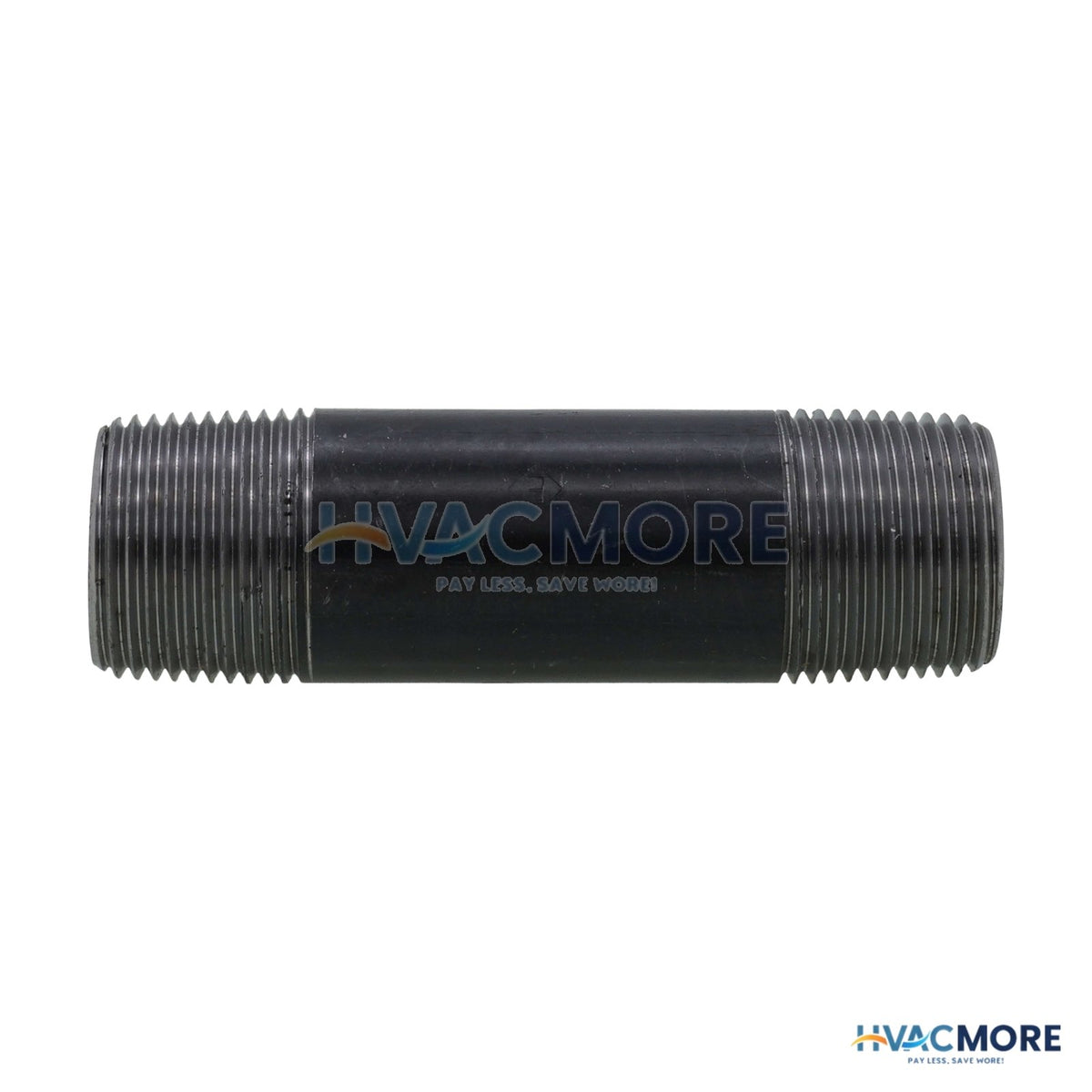 Everflow 3/4 in. x 3-1/2 in. Black Steel Nipple - NPBL3435