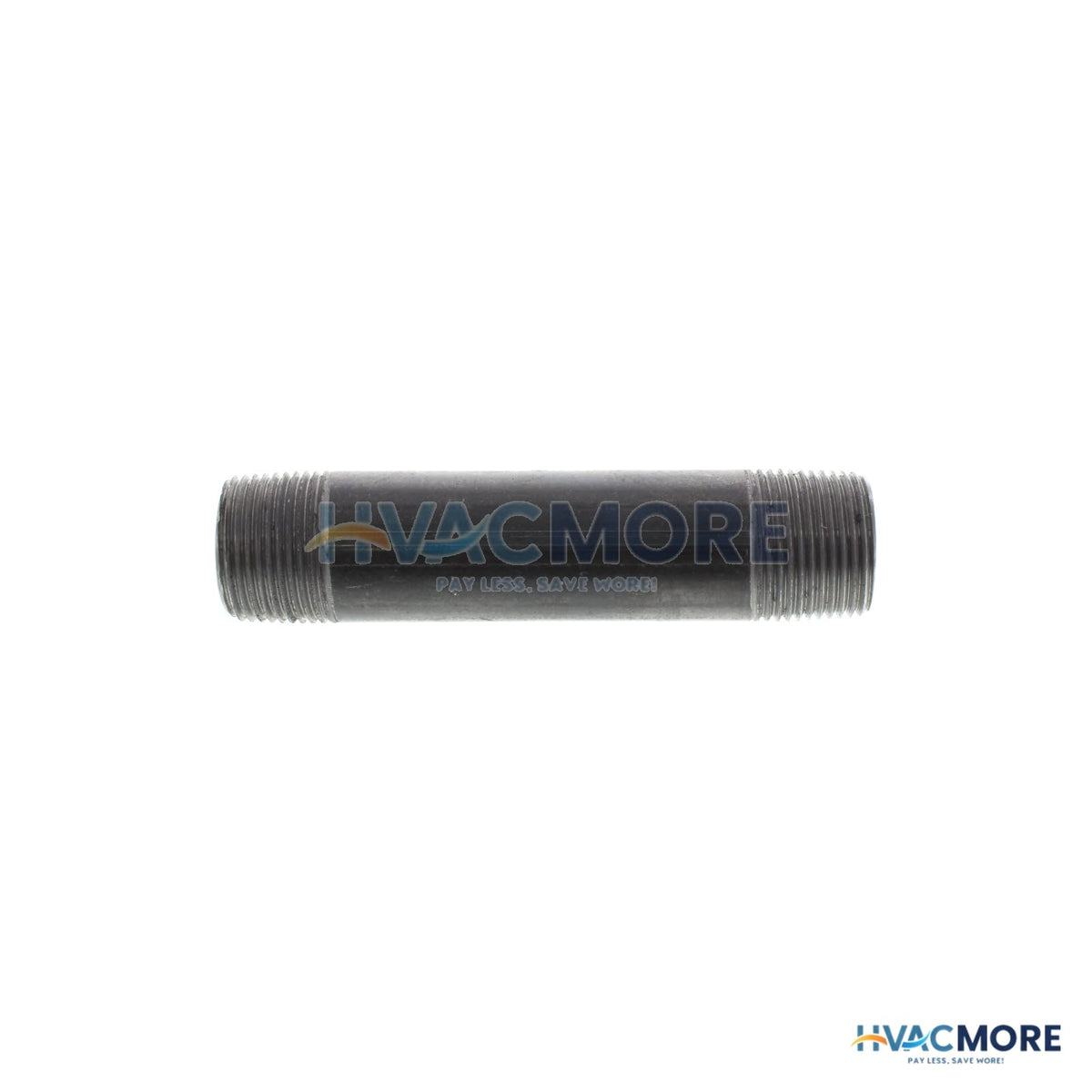 Everflow 3/4 in. x 4-1/2 in. Black Steel Nipple - NPBL3445