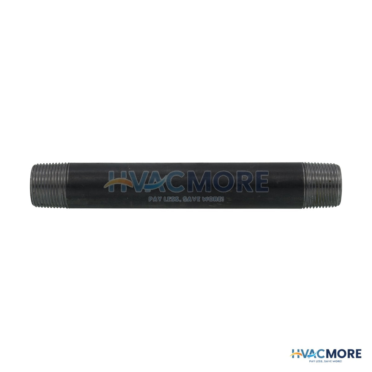 Everflow 3/4 in. x 7 in. Black Steel Nipple - NPBL3470