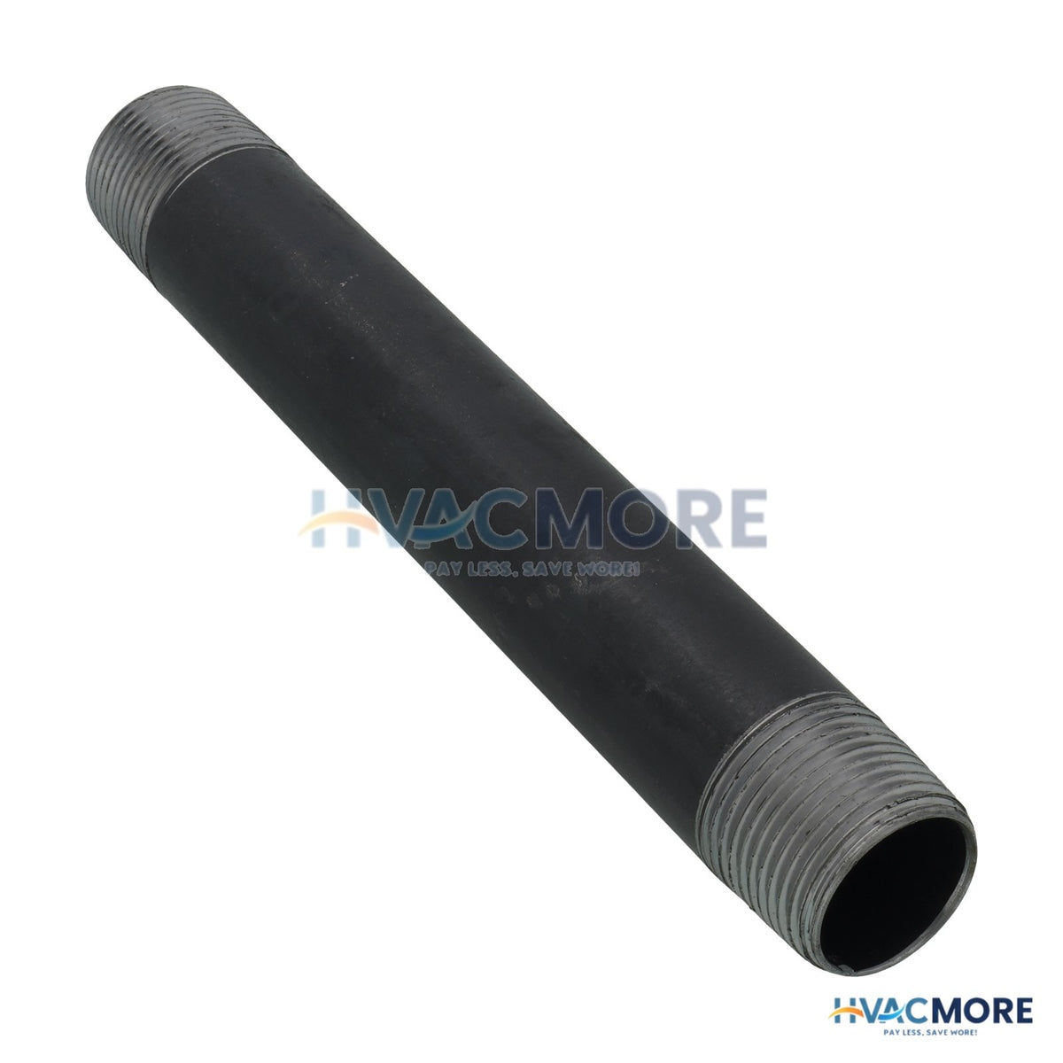 Everflow 3/4 in. x 7 in. Black Steel Nipple - NPBL3470