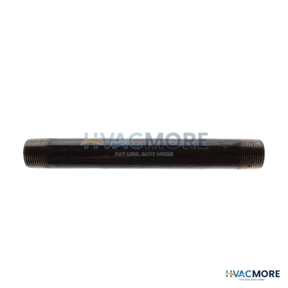 Everflow 3/4 in. x 8 in. Black Steel Nipple - NPBL3480