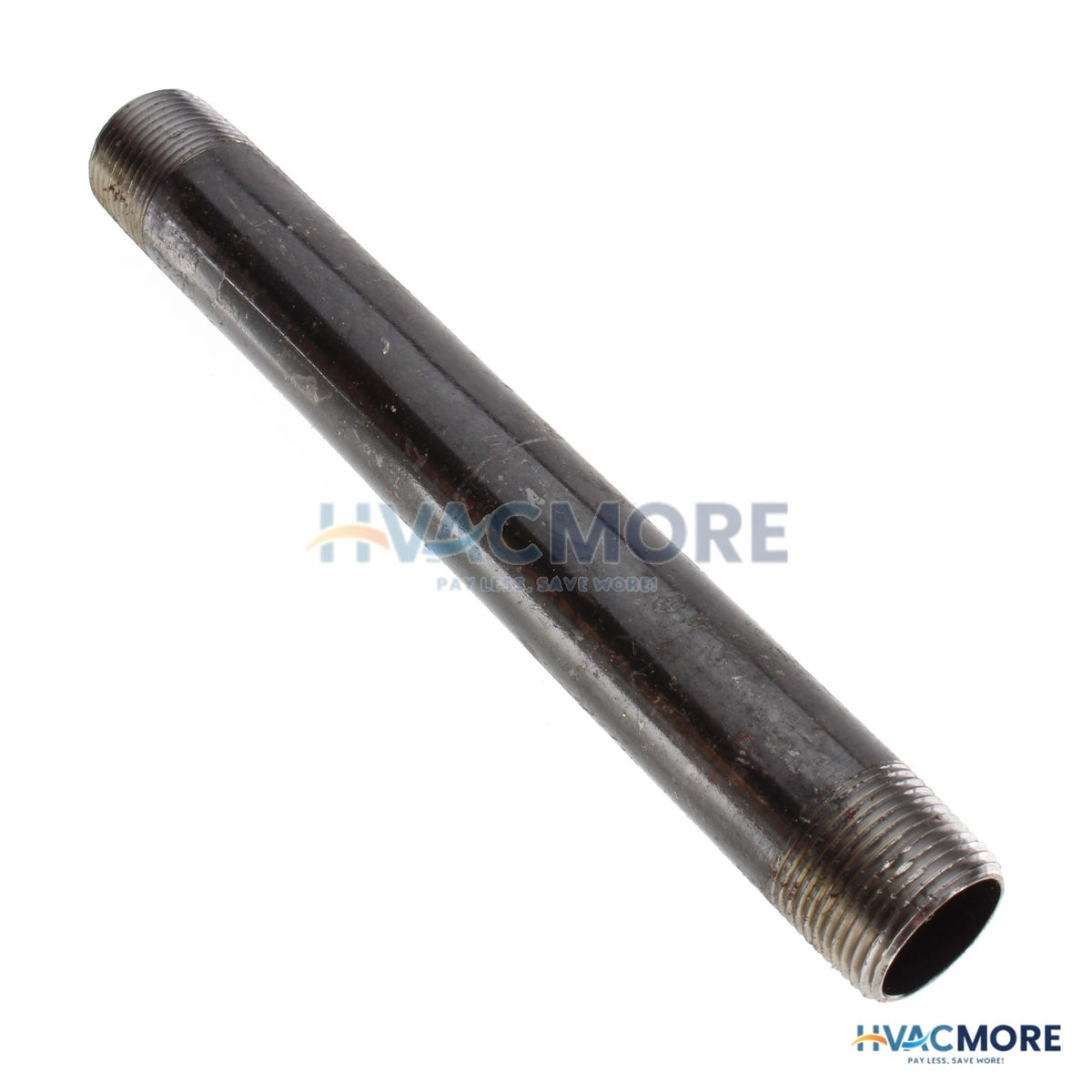 Everflow 3/4 in. x 8 in. Black Steel Nipple - NPBL3480