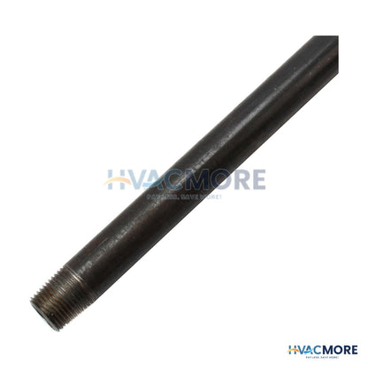 Everflow 1/2 in. x 60 in. Black Steel Pre-Cut Pipe, Threaded - PCBL1260