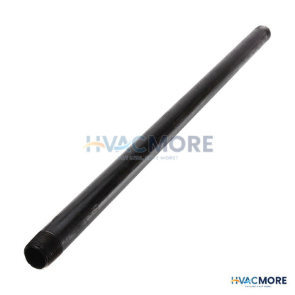 Everflow 3/4 in. x 24 in. Black Steel Pre-Cut Pipe, Threaded - PCBL3424