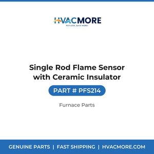 Single Rod Flame Sensor with Ceramic Insulator - PFS214