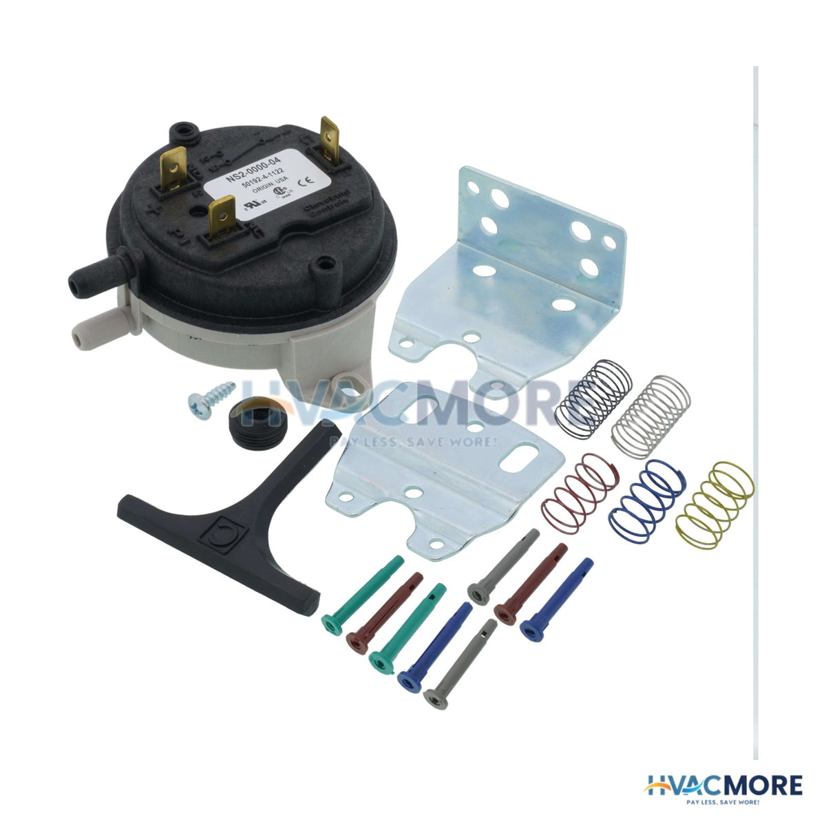 Packard Field Adjustable SPDT Air Pressure Switch Kit - PS000