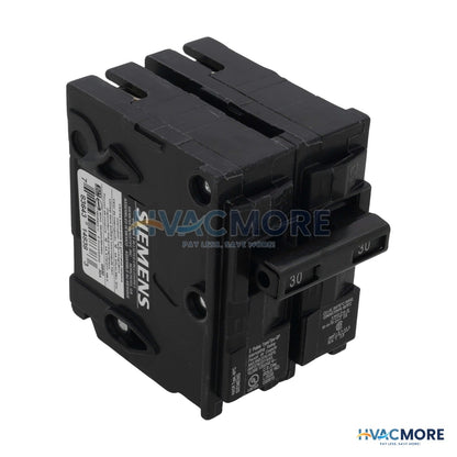 Siemens QP 2-Pole Plug-In Circuit Breaker, 30A 120/240V - Q230