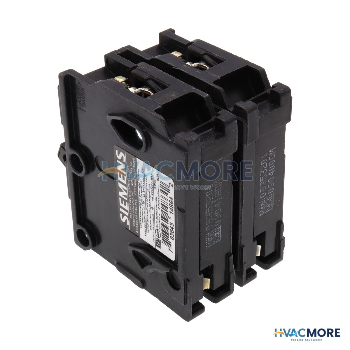 Siemens 2-Pole Plug-On Circuit Breaker, 50A 120/240V - Q250