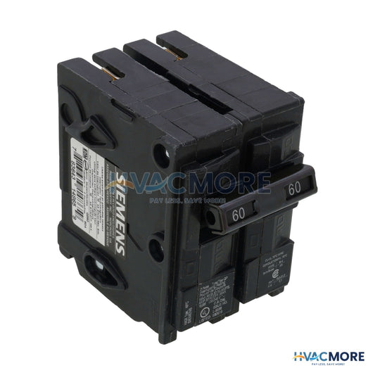 Siemens QP 2-Pole Plug-On Circuit Breaker, 60A 120/240V - Q260
