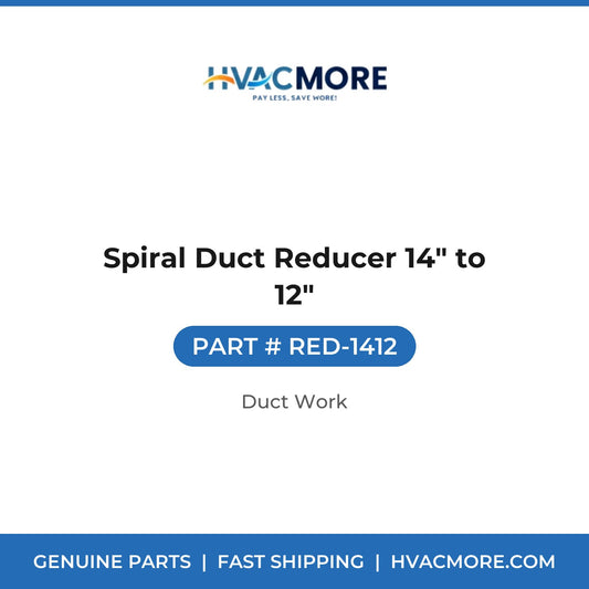 Spiral Duct Reducer 14" to 12" - RED-1412