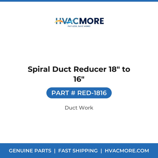 Spiral Duct Reducer 18" to 16" - RED-1816
