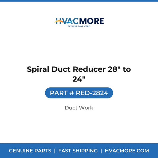 Spiral Duct Reducer 28" to 24" - RED-2824