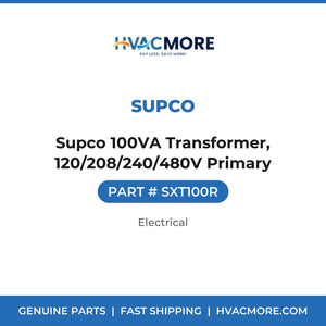 Supco 100VA Transformer, 120/208/240/480V Primary - SXT100R