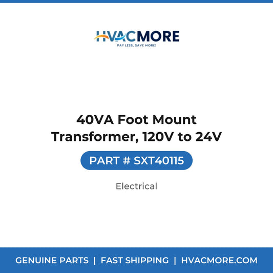 40VA Foot Mount Transformer, 120V to 24V - SXT40115
