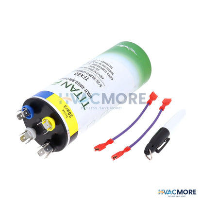 Titan FX 60 MFD Total Round Multi-Rated Run Capacitor, 440/370V - TFX60