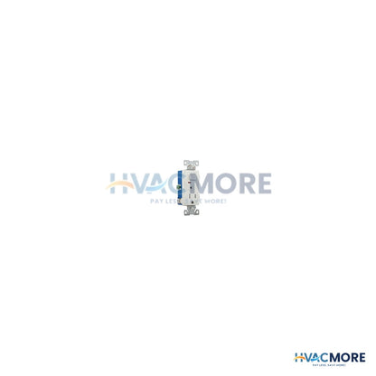 Eaton Commercial Combination Toggle Switch & Tamper-Resistant Receptacle, 15A, White - TR274W