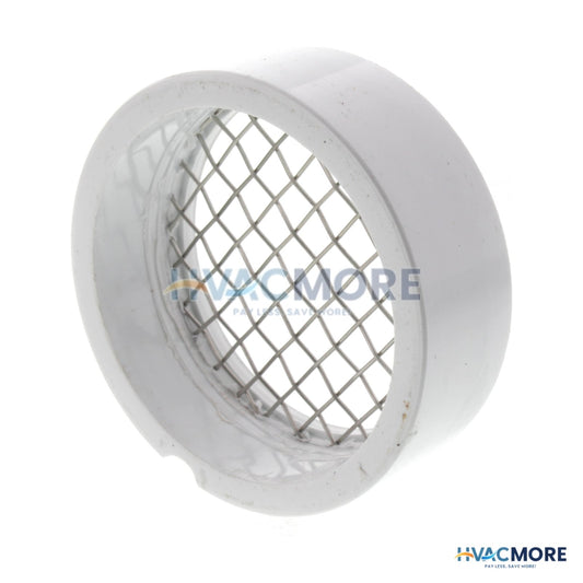 Raven 2 in. PVC Termination Vent with Stainless Steel Screen - TVS2SS
