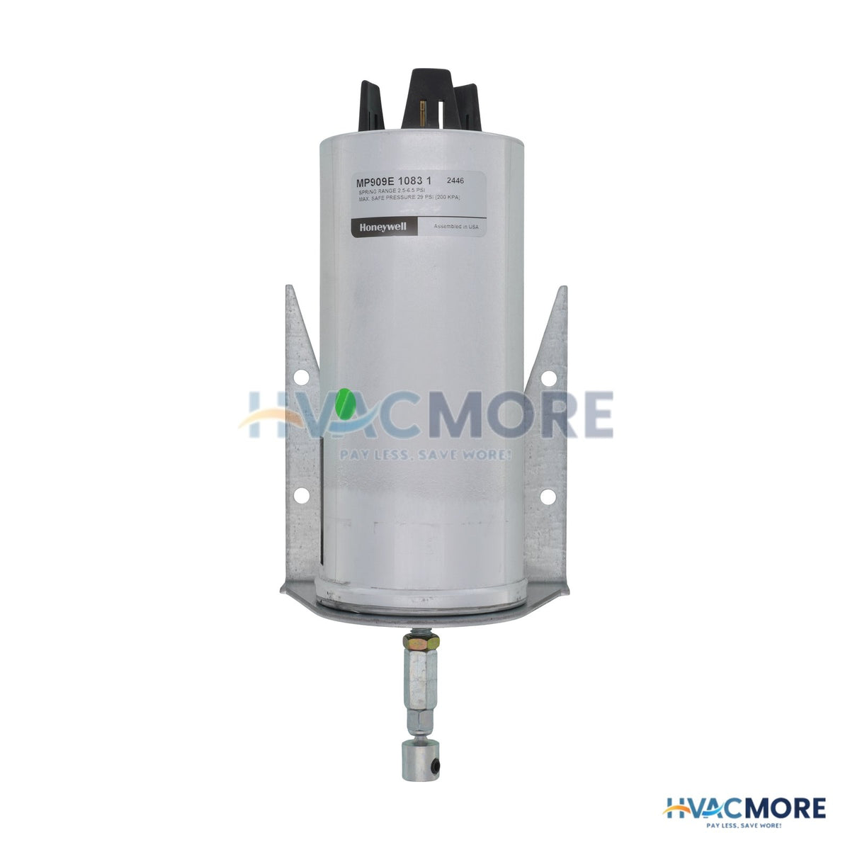 Honeywell Med. Force Damper Actuator W/ SR (2.5 to 6.5 PSI) MP909E1083