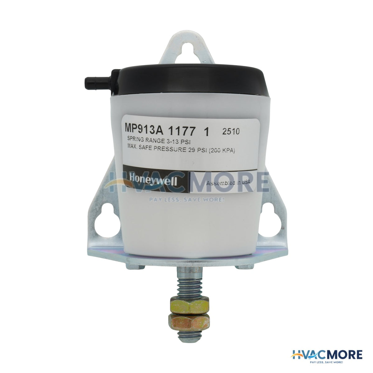 Honeywell Low Force Damper Actuator W/ SR (3 to 13 PSI) MP913A1177