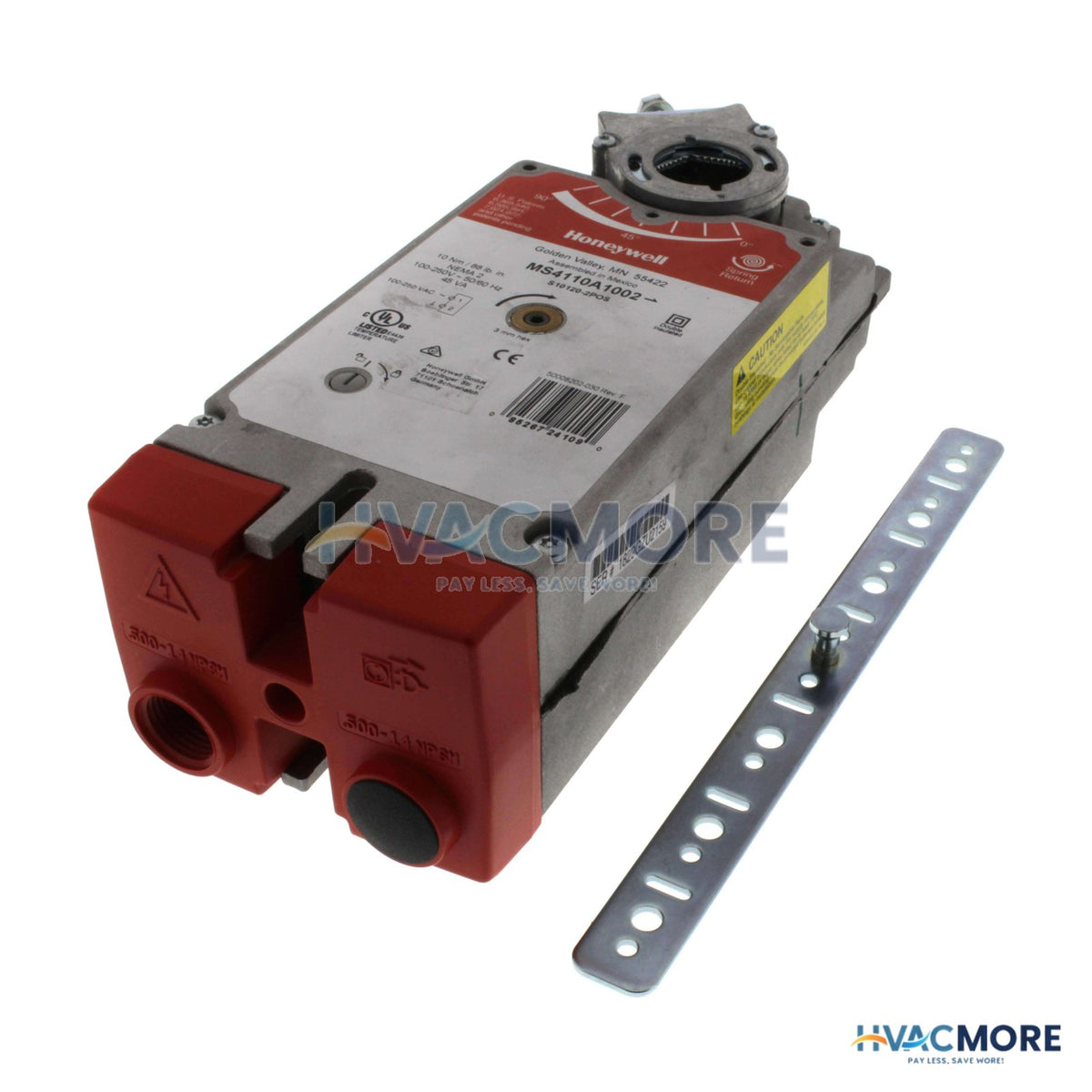 Honeywell Two Position Damper Actuator W/ Spring Return (88 lb-in) MS4110A1002