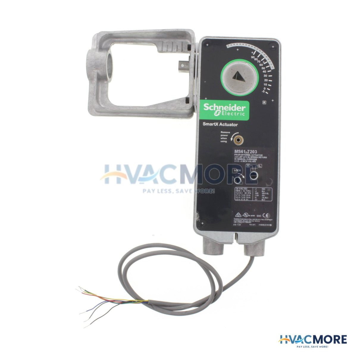 Barber Colman 220 lb-in Proportional Spring-Return Actuator (24V) MS61-7203