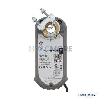 Honeywell 3Nm Spring Return Direct Coupled Mod. Actuator, Feedback & U Bolt Shaft Adapter (27LB-IN) MS7103A2024