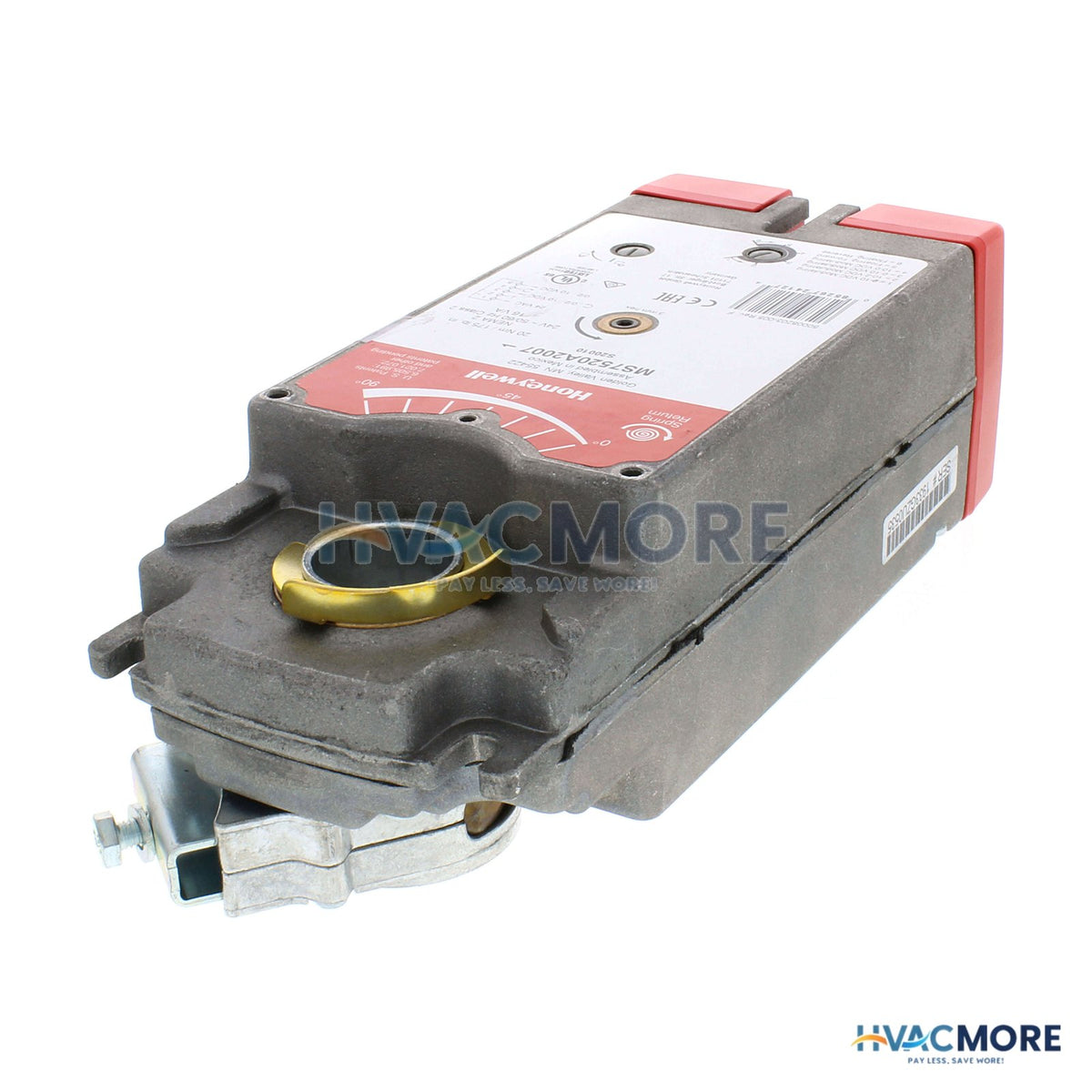 Honeywell Floating 0-10V Damper Actuator W/ Spring Return for HVAC (175 lb-in) MS7520A2007