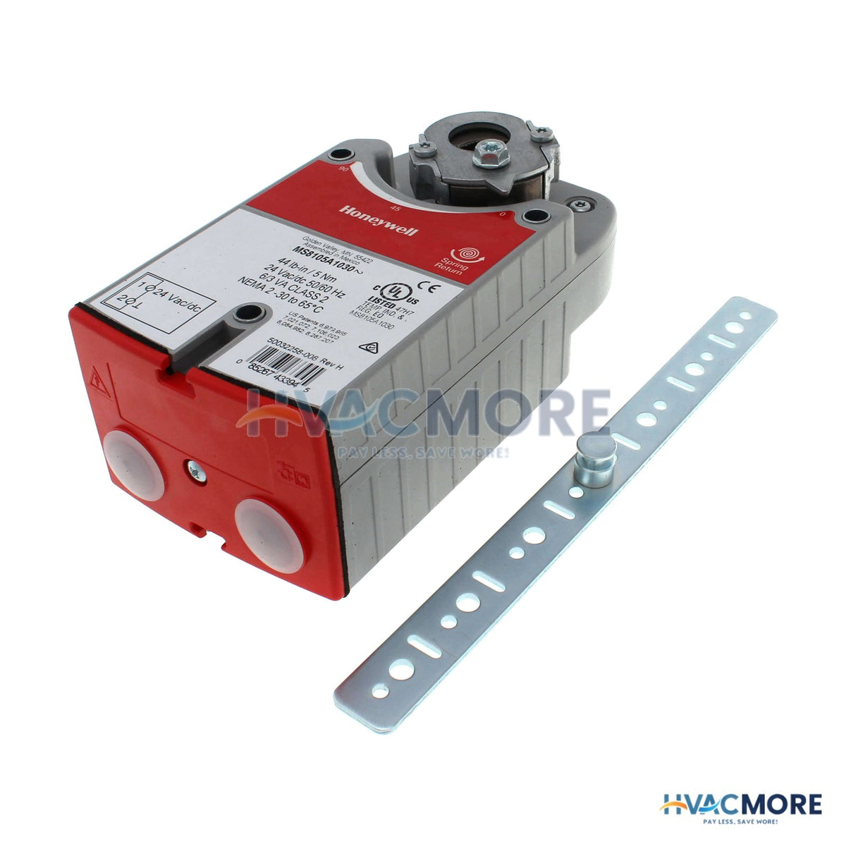 Honeywell 24V, SR Direct Coupled Actuator, 44 lb-in MS8105A1030