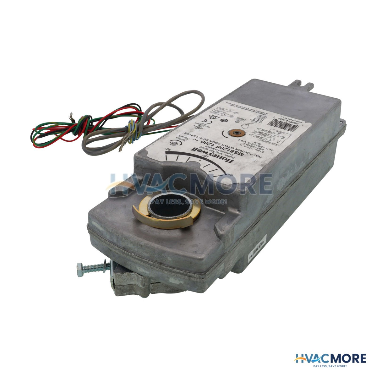Honeywell 24 VAC Damper Actuator W/ SR & Aux. Switches MS8120F1200
