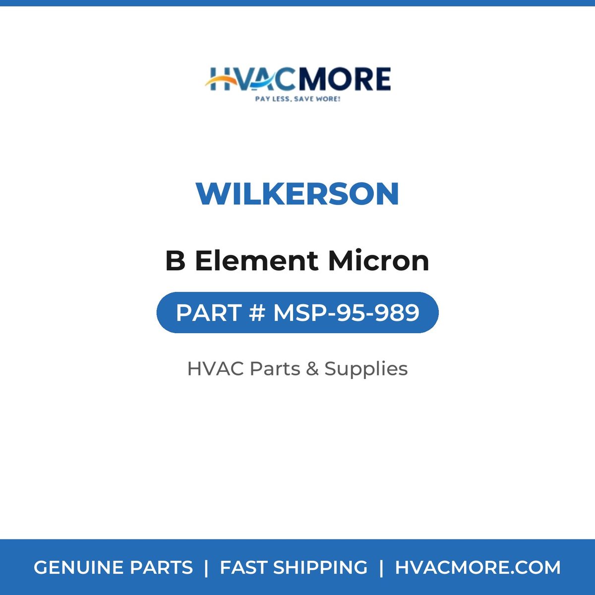 Wilkerson B Element Micron MSP-95-989