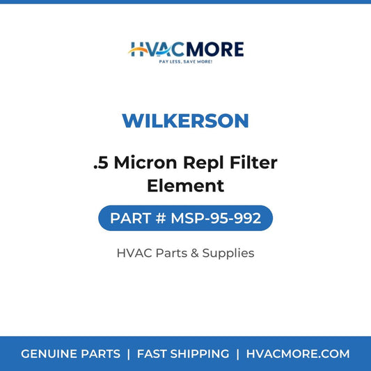 Wilkerson .5 Micron Repl Filter Element MSP-95-992