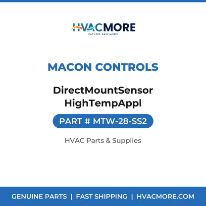 Macon Controls DirectMountSensor HighTempAppl MTW-28-SS2