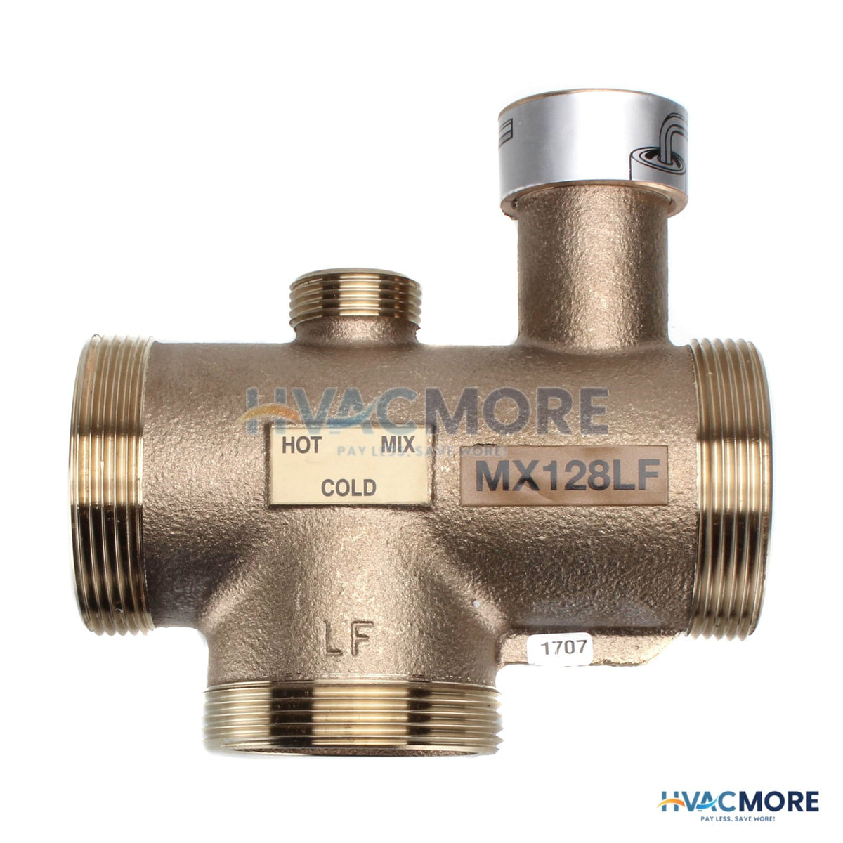 Resideo Braukmann 1-1/4" NPT MX Mixing Valve (Lead Free) MX128LF